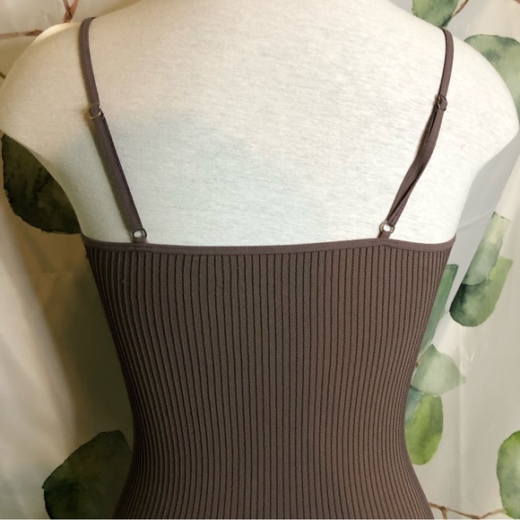 Free People Intimately Tank Brown Ribbed - Picture 4 of 12